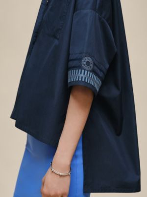 Embroidered beach tunic, View: Worn, worn, view 6 of 6