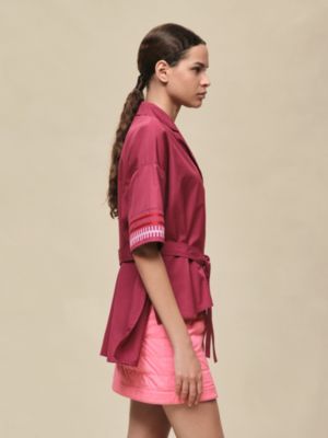 Embroidered beach tunic, View: Worn, worn, view 3 of 5