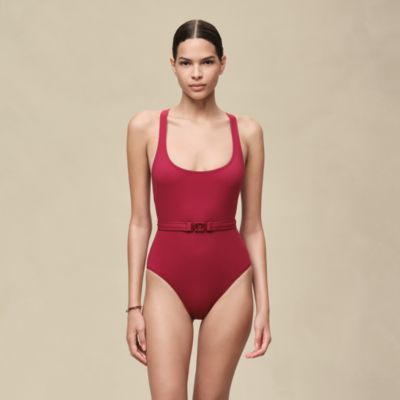 Maillot De Bain Une Pièce Vintage Hermès Taille 40 - Occasion En Excellent état