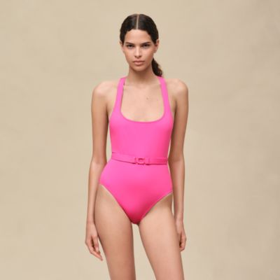 Maillot De Bain Une Pièce Vintage Hermès Taille 40 - Authentique - Occasion Très Bon État