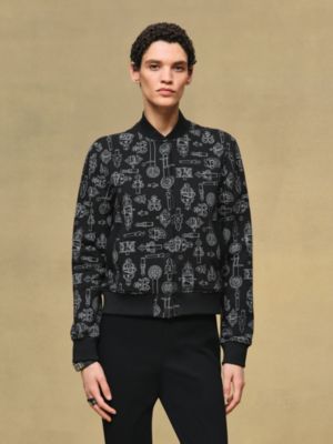 "Ferronnerie Remix" varsity jacket, View: Worn, worn, view 2 of 5