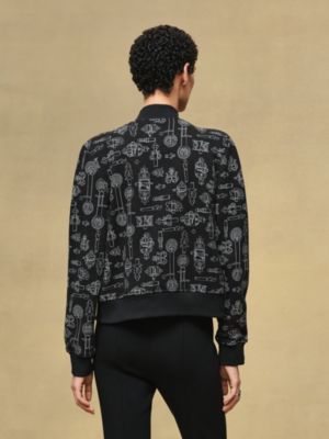 "Ferronnerie Remix" varsity jacket, View: Worn, worn, view 3 of 5