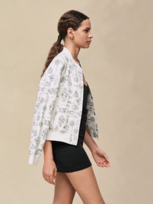 "Ferronnerie Remix" varsity jacket, View: Worn, worn, view 3 of 5
