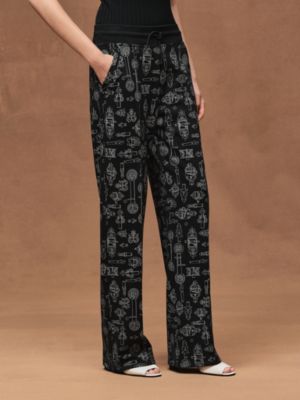 "Ferronnerie Remix" wide pants, View: Worn, worn, view 2 of 4