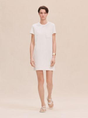 Embroidered pocket dress