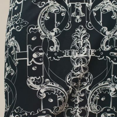 "Ferronnerie Remix" short-sleeve long dress, View: video, view 2 of 7