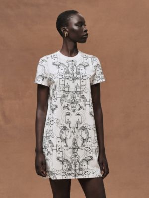 "Ferronnerie Remix" straight dress, View: Worn, worn, view 2 of 4