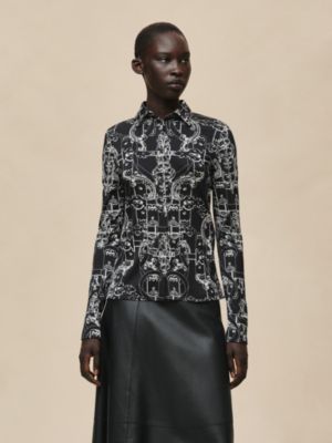"Ferronnerie Remix" fitted shirt, View: Worn, worn, view 2 of 4