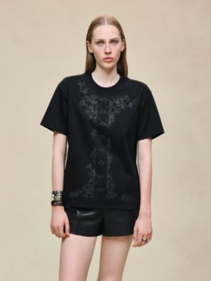 T-shirt with maxi print, View: Worn, worn, view 2 of 4
