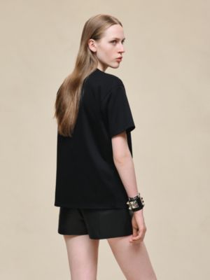 T-shirt with maxi print, View: Worn, worn, view 3 of 4