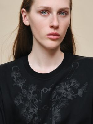 T-shirt with maxi print, View: Worn, worn, view 4 of 4