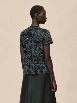 "Ferronnerie Remix" straight t-shirt, View: Worn, worn, view 3 of 4