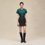 "Ferronnerie Remix" straight t-shirt, vert pin