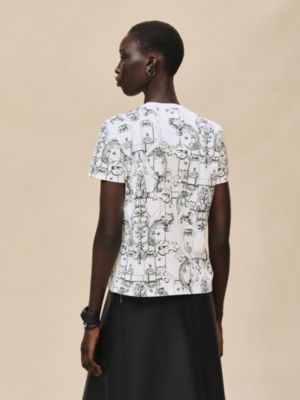 Tシャツ 《フェロヌリー・リミックス》プリント, イメージ: 着用例, worn, ビュー3の4