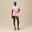 "Bride a Bloc" micro zipped polo shirt, gris pierre de lune