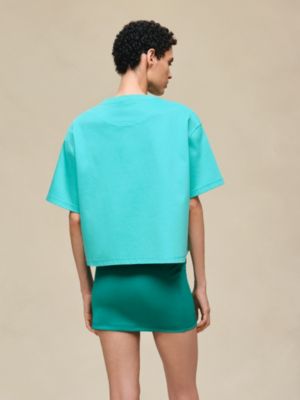 Printed boxy t-shirt, View: Worn, worn, view 3 of 4