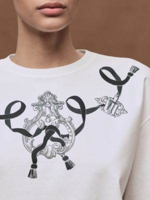 Tシャツ ボクシーフィット 《カルトゥッシュ》, イメージ: 着用例, worn, ビュー4の4