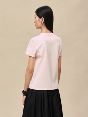 圖紋印花直身T恤, 檢視: 佩戴, worn, 檢視共3張圖片的第4張