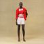 "Grand Manege" straight t-shirt, rouge amazone