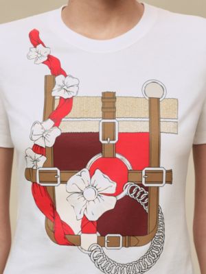 Printed micro t-shirt, View: Worn, worn, view 4 of 4