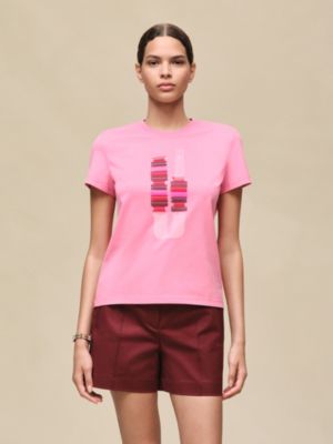 圖紋印花直身T恤, 檢視: 佩戴, worn, 檢視共2張圖片的第4張