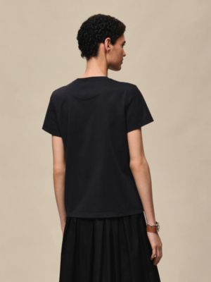 Printed straight t-shirt, View: Worn, worn, view 3 of 4