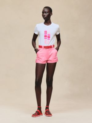 Printed straight t-shirt
