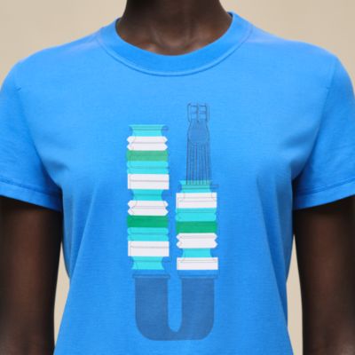 Tシャツ - ブルー - レディス ジャージーTシャツ＆スウェットシャツ