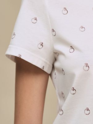 Camiseta reta "Anneau Finesse", Exibir: Sendo usado, worn, visualizar 4 de 4