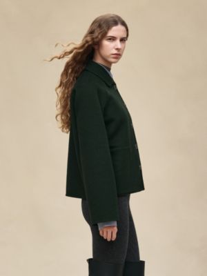 カシミヤのショートジャケット, イメージ: 着用例, worn, ビュー3の7