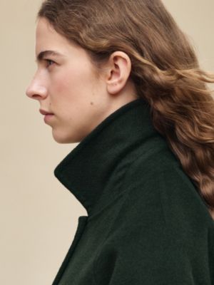 カシミヤのショートジャケット, イメージ: 着用例, worn, ビュー6の7