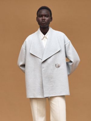 Cashmere coat with shawl collar, View: Worn, worn, view 2 of 6