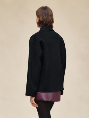 숄 칼라 캐시미어 코트, 보기: 이미지: 제품 착용 이미지, worn, 3개 중 6번째 보기