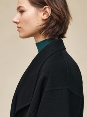 숄 칼라 캐시미어 코트, 보기: 이미지: 제품 착용 이미지, worn, 5개 중 6번째 보기