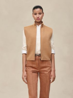 "Chaine d'Ancre" sleeveless vest, View: Worn, worn, view 2 of 5