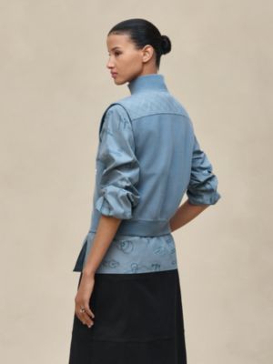 "Chaine d'Ancre" sleeveless vest, View: Worn, worn, view 3 of 5