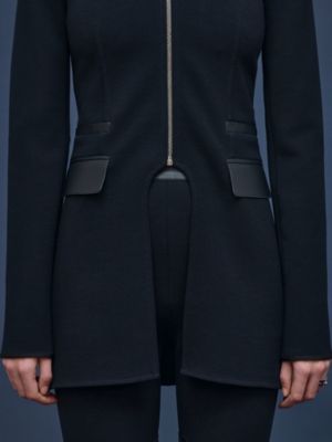 Short mixed leather coat, View: Worn, worn, view 7 of 8