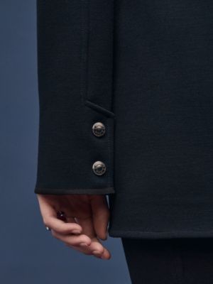 Short mixed leather coat, View: Worn, worn, view 8 of 8