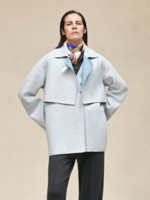 Trench modular cashmere coat, View: Worn, worn, view 2 of 8