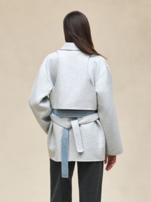 Trench modular cashmere coat, View: Worn, worn, view 4 of 8