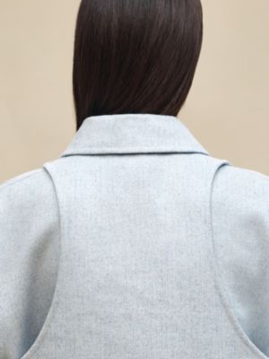Trench modular cashmere coat, View: Worn, worn, view 8 of 8