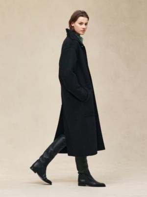 롱 캐시미어 코트, 보기: 이미지: 제품 착용 이미지, worn, 2개 중 7번째 보기