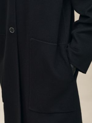 롱 캐시미어 코트, 보기: 이미지: 제품 착용 이미지, worn, 6개 중 7번째 보기