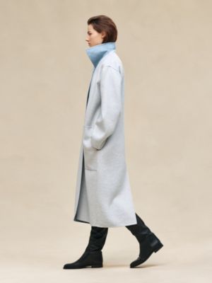 Long cashmere coat, View: Worn, worn, view 2 of 7