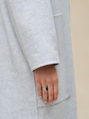 Long cashmere coat, View: Worn, worn, view 7 of 7