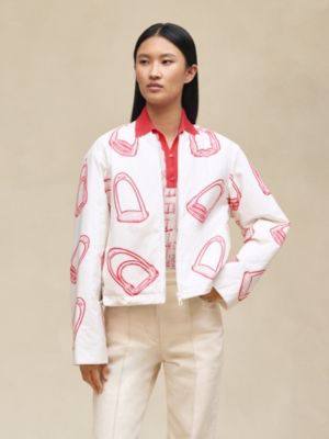 “Cahier du Colporteur” 리버서블 재킷, 보기: 이미지: 제품 착용 이미지, worn, 3개 중 8번째 보기