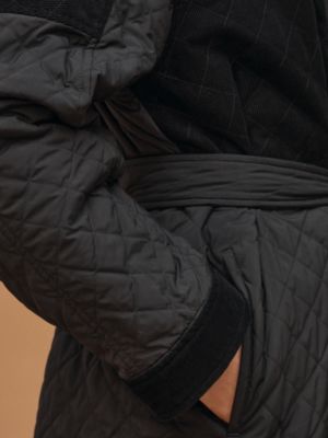 믹스 가죽 코트, 보기: 이미지: 제품 착용 이미지, worn, 8개 중 9번째 보기