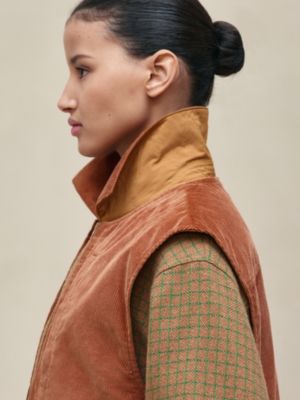 Mixed materials modular cashmere jacket, View: Worn, worn, view 7 of 9