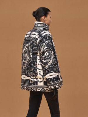 コート 《ラッキーチャーム・シェヴロン》プリント, イメージ: 着用例, worn, ビュー4の7