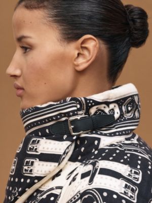 コート 《ラッキーチャーム・シェヴロン》プリント, イメージ: 着用例, worn, ビュー6の7